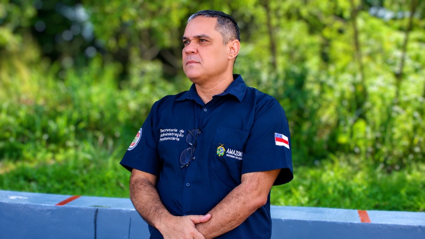 Vinícius como diretor da SEAP — Secretaria de Administração Penitenciária do Amazonas
